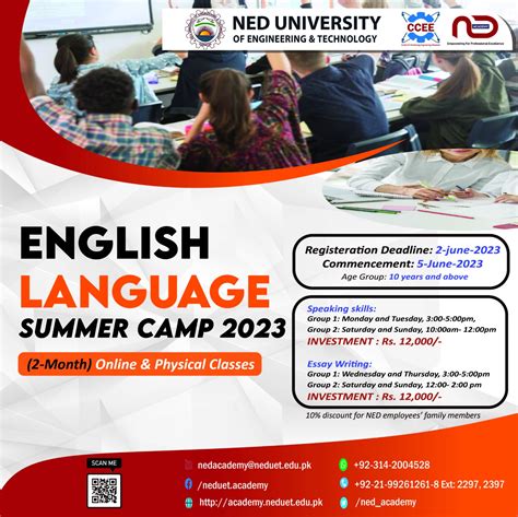 English language camp